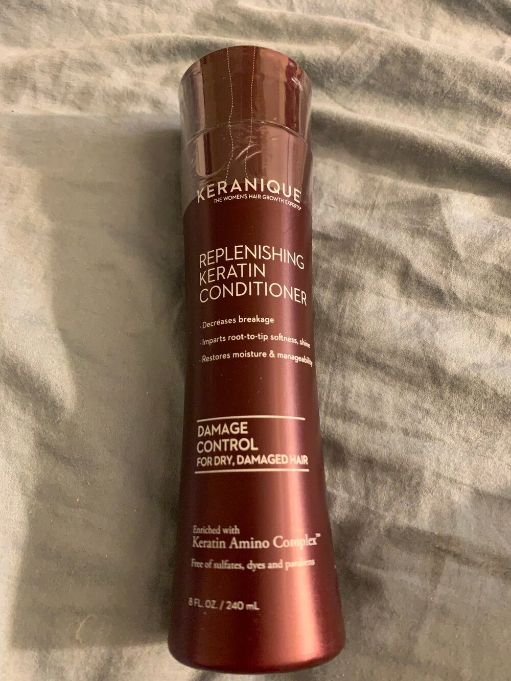 New Keranique Conditioner Damage Control Dry/Damaged Hair Keratin 12 oz Sealed